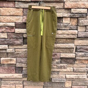 FIGS Women’s Technical Collection Scrub Pants – XS/P – Martini Olive BRAND NEW